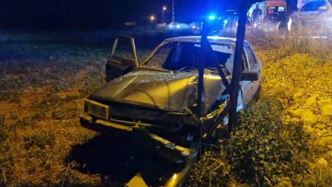 Çorum’da kazada yaralanan sürücü 2.86 promil alkollü çıktı
