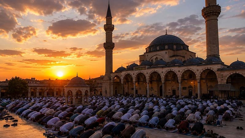 Küsuf namazı ne zaman kılınır? Küsuf namazı nedir, nasıl kılınır, hangi dualar ve sureler okunur? İşte Güneş tutulmasında kılınan Küsuf namazı kılınışı!