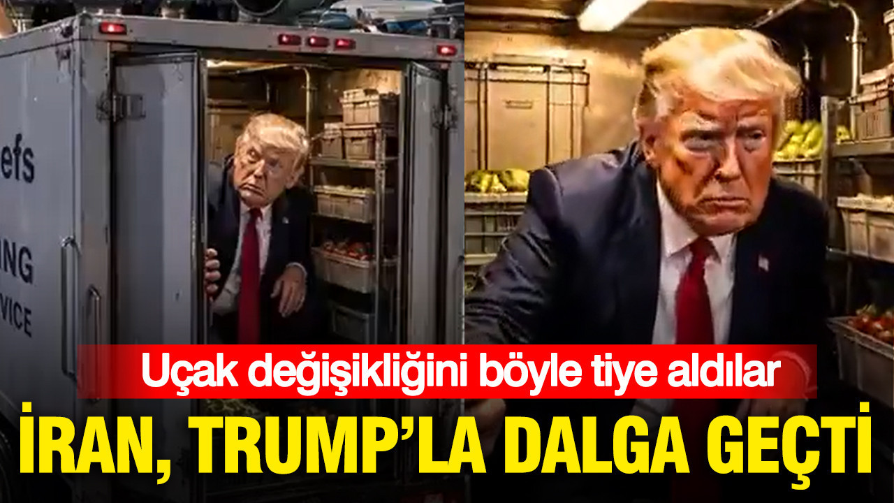 İran, Trump’la dalga geçti: Uçak değişikliğini böyle tiye aldı